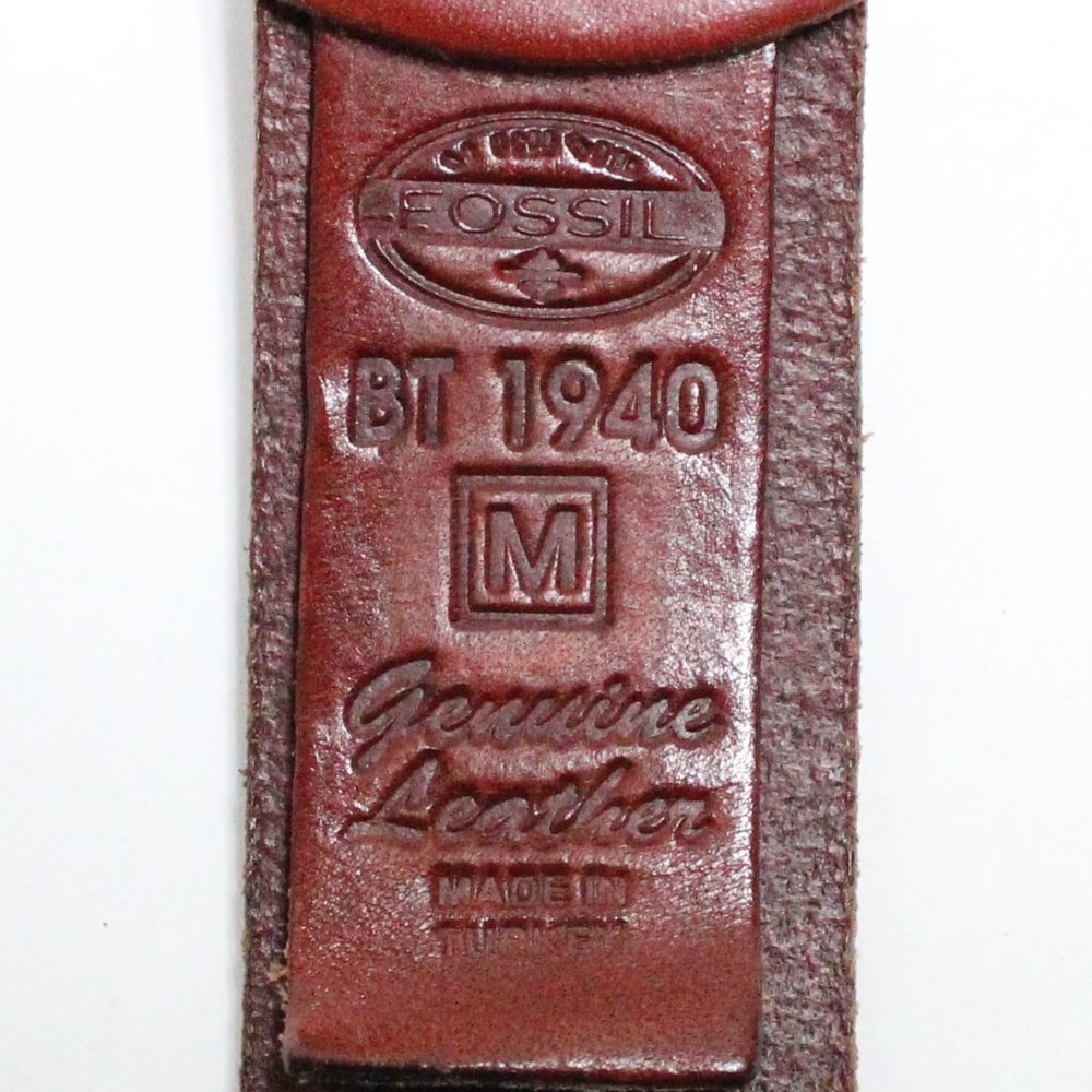 Fossil Medium Genuine Leather Multi Color Belt - image 3